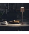 1,5W LED - Tischlampe, Touch, Dimmbar, 3000K, IP54, Sand Cortenfarbenes Gehäuse