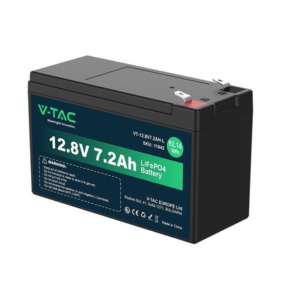 7,2Ah-L Lithiumbatterie - 12,8V, 7,2 Ah