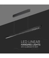 36W LED Linear Hängeleuchte - Samsung-Linse, Typ 3i1, schwarz