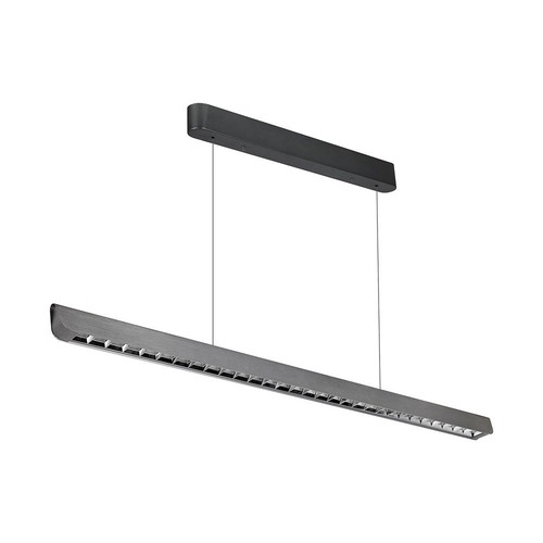 36W LED Linear-Pendelleuchte mit Samsung LED - Mattgrau, 120cm, CCT, 3-in-1 Farbe, IP20