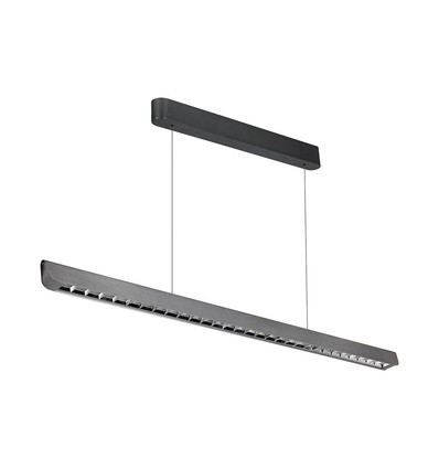 36W LED Linear-Pendelleuchte mit Samsung LED - Mattgrau, 120cm, CCT, 3-in-1 Farbe, IP20