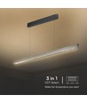 36W LED Linear-Pendelleuchte mit Samsung LED - Mattgrau, 120cm, CCT, 3-in-1 Farbe, IP20