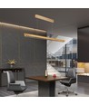 36W LED Lichtleiste für Abhängung - 2880lm, CCT, grau, inkl. Seilaufhängung