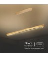 36W LED Lichtleiste für Abhängung - 2880lm, CCT, grau, inkl. Seilaufhängung