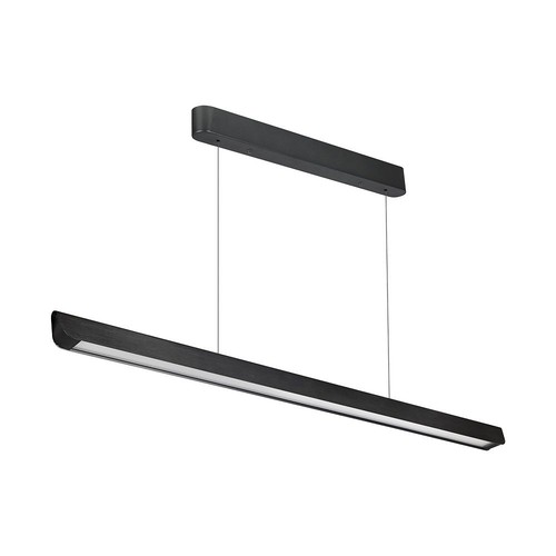 36W LED Linear-Pendelleuchte - CCT, schwarz, 2880lm, inkl. Seilaufhängung