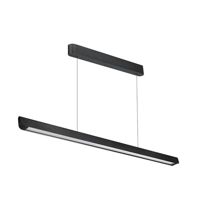 36W LED Linear-Pendelleuchte - CCT, schwarz, 2880lm, inkl. Seilaufhängung