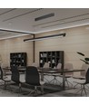 36W LED Linear-Pendelleuchte - CCT, schwarz, 2880lm, inkl. Seilaufhängung