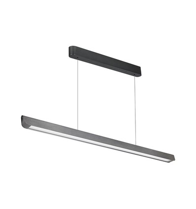 36W LED Linear-Pendelleuchte, 3IN1 CCT - 2880lm, mattgrau, Samsung LED, inkl. Seilaufhängung