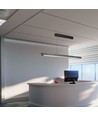 36W LED Linear-Pendelleuchte, 3IN1 CCT - 2880lm, mattgrau, Samsung LED, inkl. Seilaufhängung