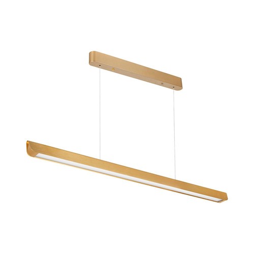 36W Lineare Hängeleuchte - LED Samsung, Diffusor Plattentyp 3in1, Gold