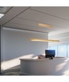 36W Lineare Hängeleuchte - LED Samsung, Diffusor Plattentyp 3in1, Gold