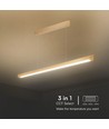 36W Lineare Hängeleuchte - LED Samsung, Diffusor Plattentyp 3in1, Gold