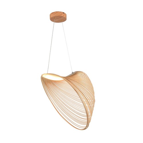 LED Designer Pendelleuchte - 3000K, Holzfarbe, Haus