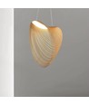 LED Designer Pendelleuchte - 3000K, Holzfarbe, Haus