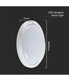 60W LED Deckenleuchte mit Fernbedienung - Ø49,2cm, dimmbar, 3-in-1 CCT, 100lm/W, Nachtlichtfunktion