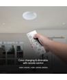 60W LED Deckenleuchte mit Fernbedienung - Ø49,2cm, dimmbar, 3-in-1 CCT, 100lm/W, Nachtlichtfunktion