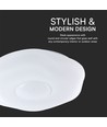 60W Designer LED Deckenleuchte mit Fernbedienung - 6000lm, dimmbar, 3-in-1 CCT, inkl. Leuchtmittel