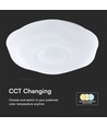 60W Designer LED Deckenleuchte mit Fernbedienung - 6000lm, dimmbar, 3-in-1 CCT, inkl. Leuchtmittel