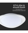 LED Designer Deckenleuchte 30W/60W/30W - Fernbedienung, Dimmbar, Phantomabdeckung