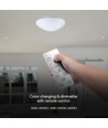 LED Designer Deckenleuchte 30W/60W/30W - Fernbedienung, Dimmbar, Phantomabdeckung