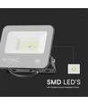 30W LED Fluter, Samsung LED Chip - Schwarz, 3000K, 1m Kabel, IP65 Außenbereich