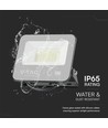 30W LED Fluter, Samsung LED Chip - Schwarz, 3000K, 1m Kabel, IP65 Außenbereich