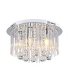 LED Designer Deckenleuchte - Kristalllampe, Klar, Fassung E14