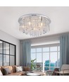 Ø60cm LED Designer Kristall Deckenleuchte - E14 Fassung, Klarglas, IP20 Innenbereich