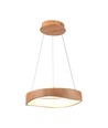 18W LED Pendelleuchte im Holzdesign - 2100lm, Ø40cm, 3000K, inkl. Leuchtmittel