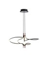 LED Designer-Pendelleuchte - 3000K vergoldet, schwarzes Gehäuse