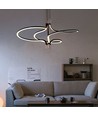 LED Designer-Pendelleuchte - 3000K vergoldet, schwarzes Gehäuse