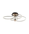 36W LED Designer Pendelleuchte - 4150lm, 3000K, Gold und Schwarz, Deckenleuchte
