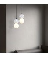 LED Designer Pendelleuchte - weiß, mit G9 Fassung