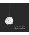 LED Designer Pendelleuchte - weiß, mit G9 Fassung