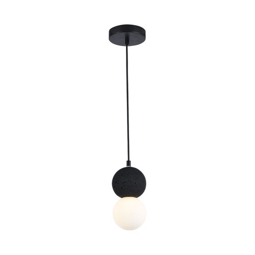 LED Designer Pendelleuchte G9 - Schwarz + Weißes Gehäuse