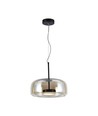 6W Designer Pendelleuchte - Ø35cm, 750lm, 3000K, Metall und Glas, Innen-Deckenleuchte
