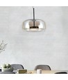 6W Designer Pendelleuchte - Ø35cm, 750lm, 3000K, Metall und Glas, Innen-Deckenleuchte