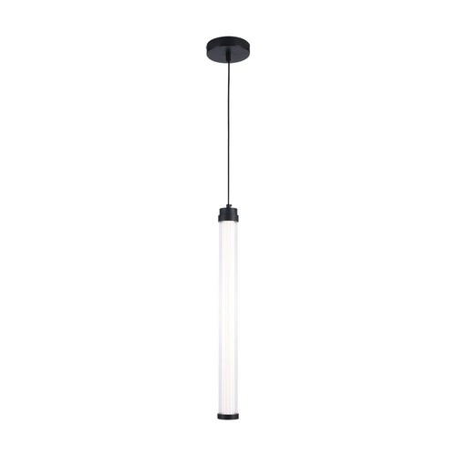 5W LED Designer Pendelleuchte - 600lm, Metall + Glas, Ø5,5cm, inkl. Leuchtmittel
