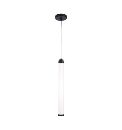 5W LED Designer Pendelleuchte - 600lm, Metall + Glas, Ø5,5cm, inkl. Leuchtmittel