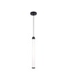 5W LED Designer Pendelleuchte - 600lm, Metall + Glas, Ø5,5cm, inkl. Leuchtmittel