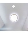 360° Präsenzmelder für Decke - IP65, 3m Reichweite, weiß, einstellbarer Timer und Lux