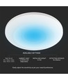 360° Präsenzmelder für Decke - IP65, 3m Reichweite, weiß, einstellbarer Timer und Lux