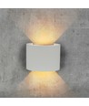 5W LED Wandleuchte mit Up/Down Licht - IP65 Außen, grau, rund, 4000K, inkl. Leuchtmittel