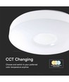 LED Designer Dome Lampe - 20W/40W/20W, Fernbedienung, Victory Weißer Abdeckung, Dimmbar