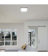 24W LED-Deckenleuchte - Samsung-Chip, 3000K, quadratisch, schwarzer Rahmen, IP44