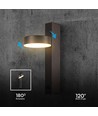 8W Wandleuchte mit USB - 3000K, schwarz, inkl. Leuchtmittel