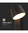 8W LED Wandleuchte mit USB - 3000K, 900lm, IP20, schwarz, drehbar, Innenbereich, inkl. Leuchtmittel