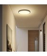 36W LED Deckenleuchte - IP44, Ø35cm, schwarzer Rand, Samsung LED Chip