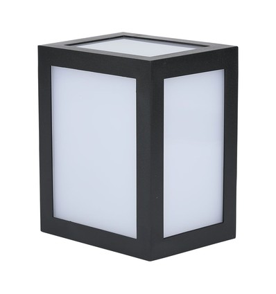 12W LED Wandleuchte - 3000K, Schwarzes Gehäuse