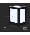 12W LED Wandleuchte - 3000K, Schwarzes Gehäuse